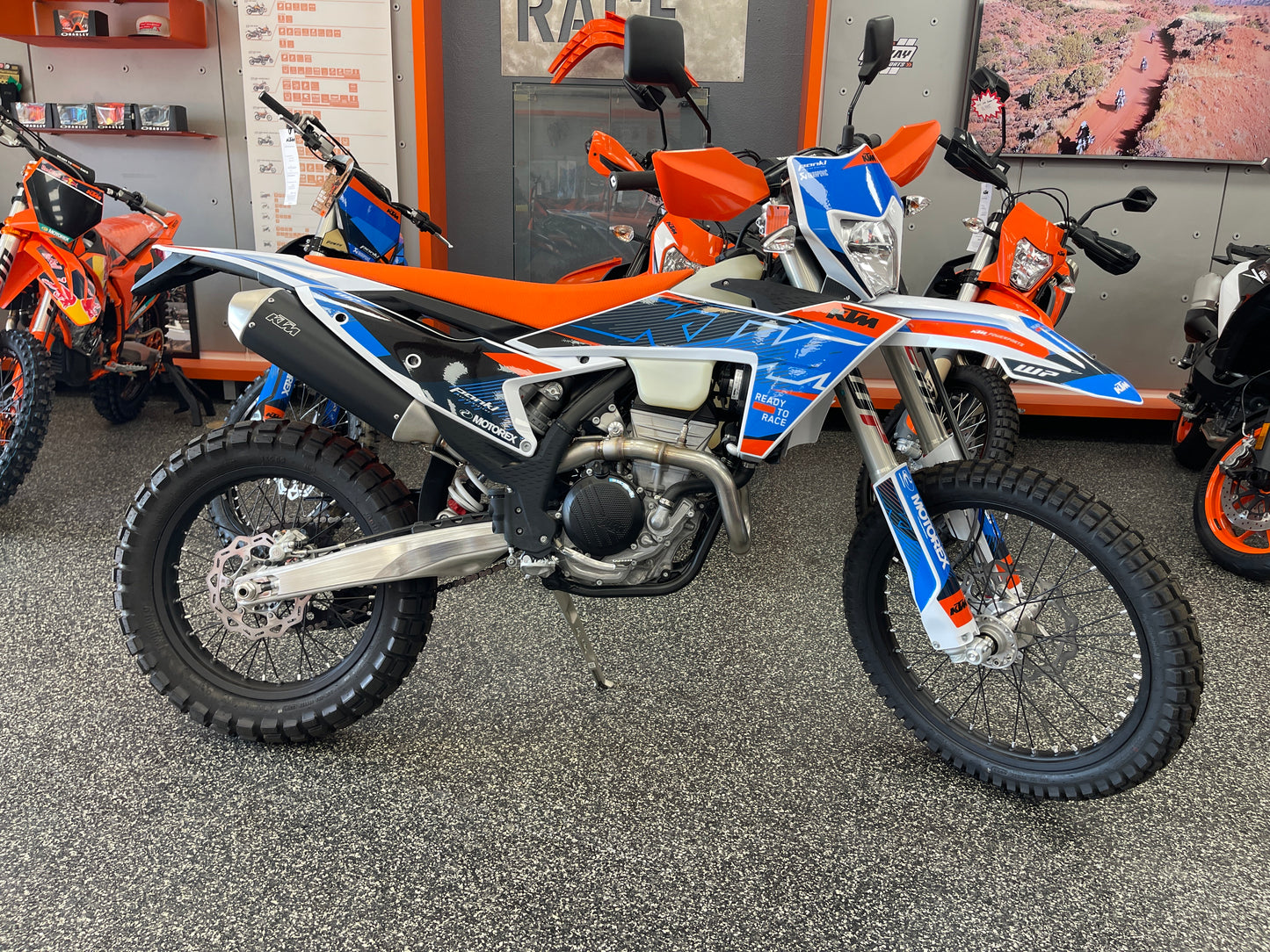 2025 KTM 350 EXC-F WHT/BLU