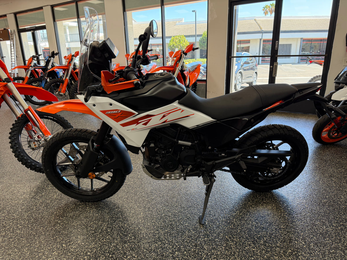 2026 KTM 390 Adventure X - WHITE