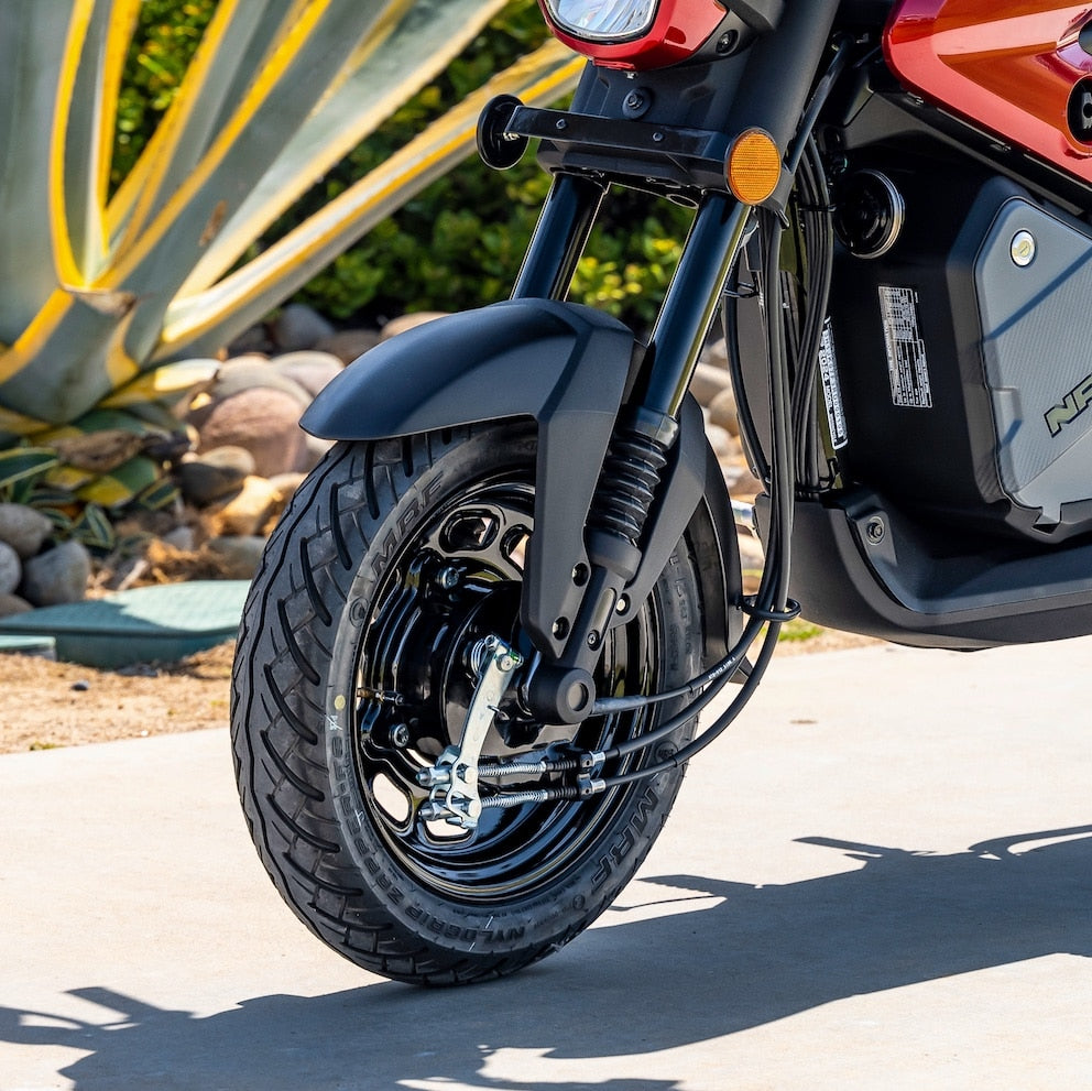 Front and rear brakes