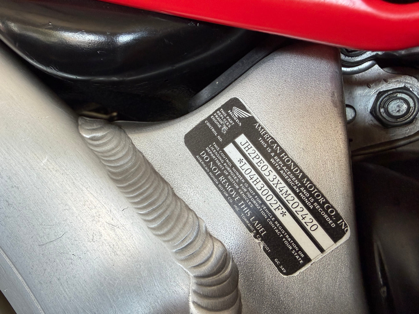 2000 HONDA CR500R HYBRID