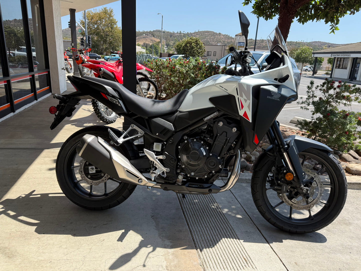 2026 Honda NX500 - Pearl White