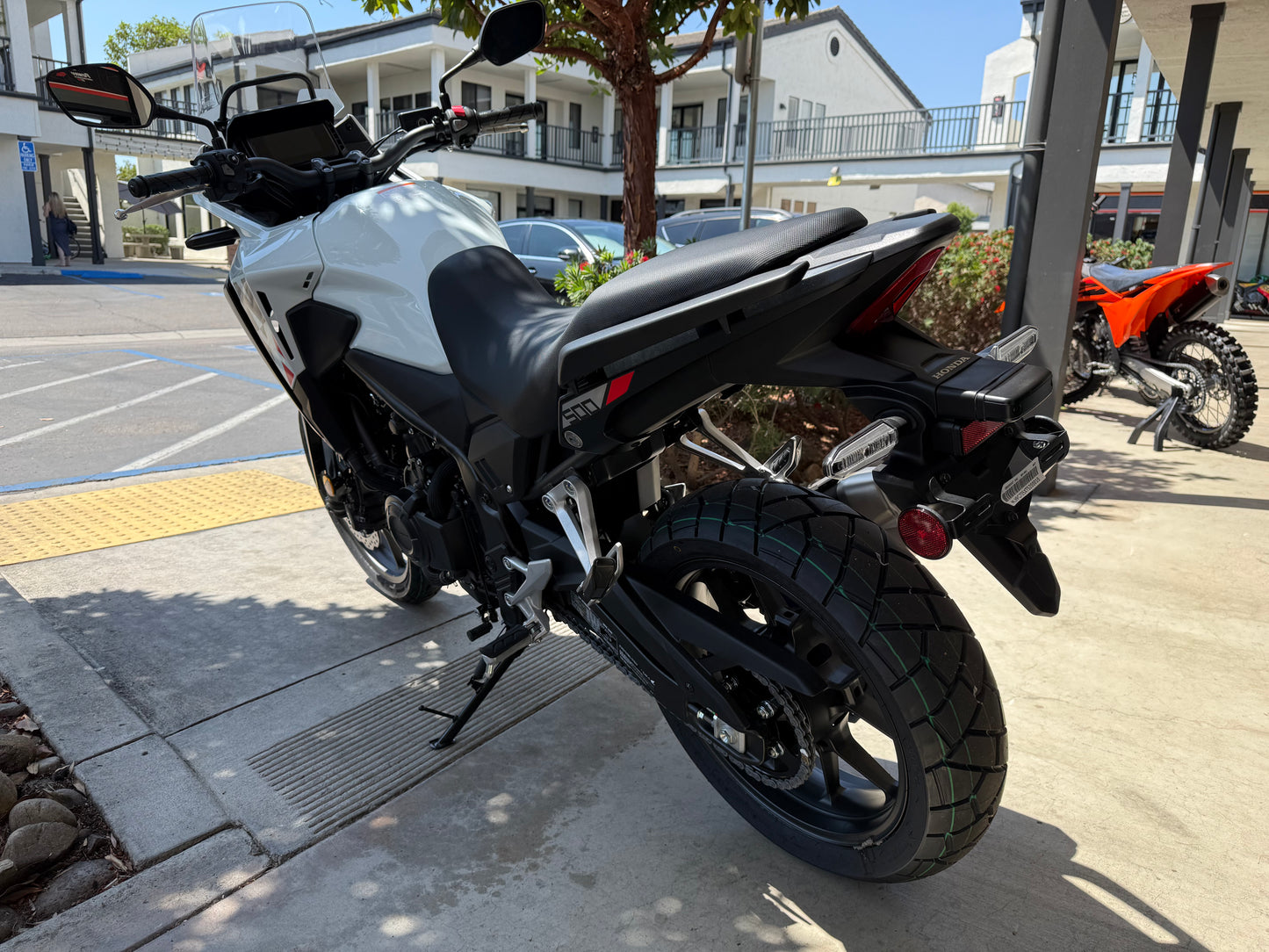 2026 Honda NX500 - Pearl White