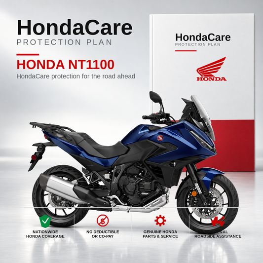 Honda NT1100 HondaCare Protection Plan benefits and coverage information